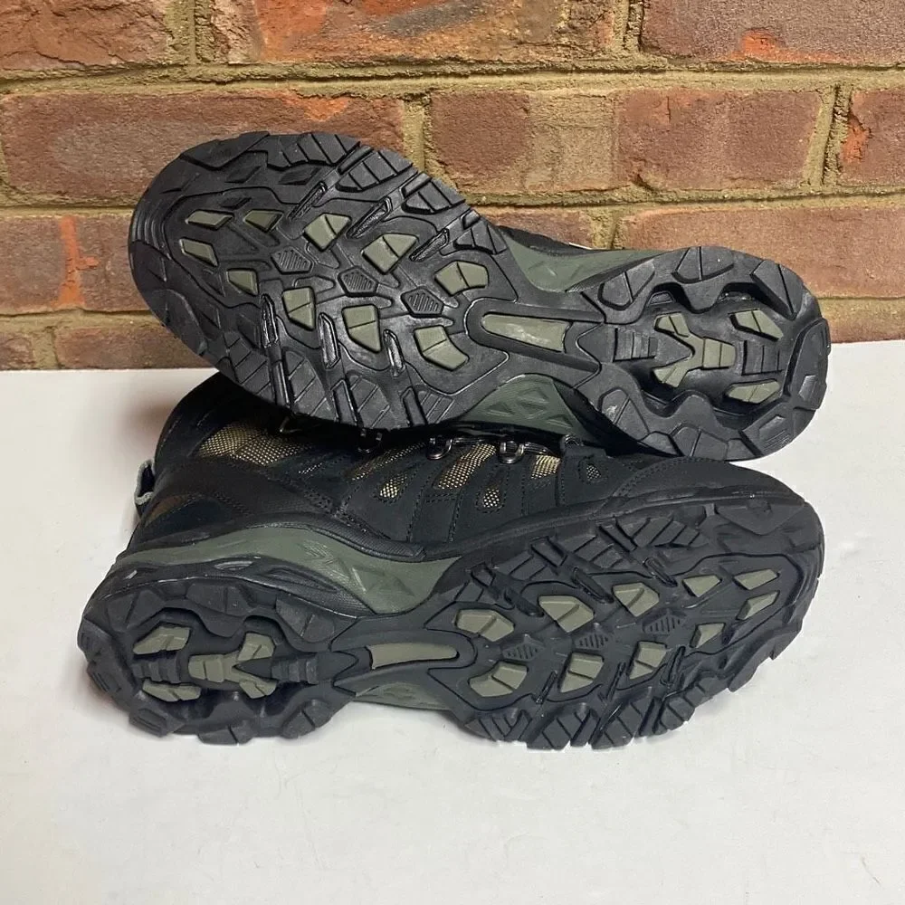 Maelstrom Black/Olive Adventurer Mid Waterproof Hiking Boot Size 8.5 NEW